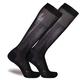 SANGIACOMO - Pure Silk Knee-high Socks, made in Italy - Black - 8,5-10