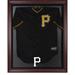 Pittsburgh Pirates (2014 - Present) Mahogany Framed Logo Jersey Display Case