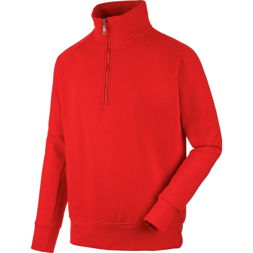 Sweat de travail ¼ de zip Job+ Rouge
