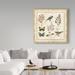 August Grove® 'Garden Treasures I' Acrylic Painting Print on Wrapped Canvas in Brown/Gray/White | 24 H x 24 W x 2 D in | Wayfair