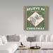 The Holiday Aisle® 'Farmhouse Holiday III Color' Acrylic Painting Print on Wrapped Canvas in Gray/White | 24 H x 24 W x 2 D in | Wayfair