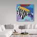 Winston Porter 'My Zebra Cup' Acrylic Painting Print on Wrapped Canvas Canvas | 18 H x 18 W x 2 D in | Wayfair FBC8A3DA76DE44EA9F4FDFF754C0C142