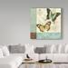 August Grove® 'Butterfly Patchwork I' Acrylic Painting Print on Wrapped Canvas in Black | 35 H x 35 W x 2 D in | Wayfair