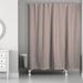 Winston Porter Mathes Stripe Single Shower Curtain Polyester in Brown | 74 H x 71 W in | Wayfair D0F4377EE93F4665BEB15247C3186A85