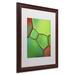 Ebern Designs 'Stained Glass IV' Framed Photographic Print on Canvas Canvas | 20 H x 16 W x 0.75 D in | Wayfair 2E0344918E594CFFAF82E0D070E4BFFE