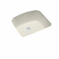 Swan Solid Surface 21" x 20.25" Undermount Kitchen Sink in Black/Gray/White | 9 H x 21 W x 20.25 D in | Wayfair US02021SB.058