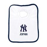 Newborn & Infant White New York Yankees Personalized Bib