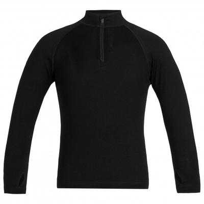 Icebreaker - Kids 260 Tech L/S Half Zip - Merinounterwäsche Gr 8 schwarz