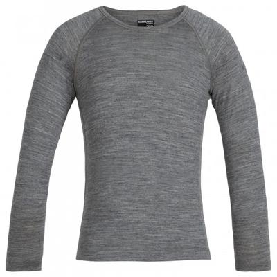 Icebreaker - Kids 200 Oasis L/S Crewe - Merinounterwäsche Gr 6 grau