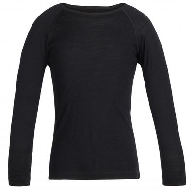 Icebreaker - Kids 200 Oasis L/S Crewe - Merinounterwäsche Gr 8 schwarz