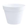 EDA - Pot de fleur rond Toscane ø 48 x H.40 cm - Blanc