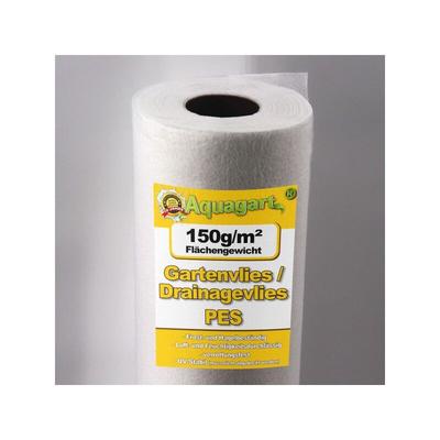 Aquagart - 100m² Gartenvlies Unkrautvlies Drainagevlies 150g 2m br