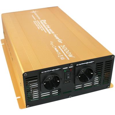 Solartronics - Spannungswandler np 12V 3000 Watt reiner sinus Gold Edition usb