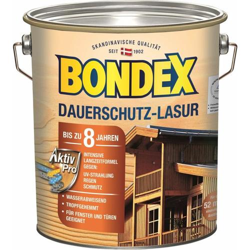 Bondex - Dauerschutz Lasur 4 l, teak Holzlasur Schutzlasur Holzschutz Aussen