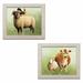 August Grove® 'BFF I & II' 2 Piece Acrylic Painting Print Set Paper | 11 H x 14 W x 1.5 D in | Wayfair 02DCC932A2A849BBBA7CBF4EBEE58405