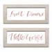 Harriet Bee Sweet Baby Girl Pink I & II 2 Piece Set Framed Art Paper in Pink/White | 6 H x 18 W in | Wayfair A32D17EC88D344ECAF926B9902EB0828