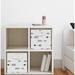 Sweet Jojo Designs Fox Fabric Storage Cube Fabric in Black/White | 11 H x 10.5 W x 10.5 D in | Wayfair Bin-Fox-BK-WH-ARROW