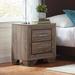 Millwood Pines Magdalen 2 Drawer Nightstand Wood in Brown | Wayfair 327106151F9E4DACA63D628A12AD5CDC