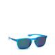 Dirty Dog 53489 Crystal Blue Crystal Blue Shadow Square Sunglasses Polarised Driving Lens Category 3 Lens Mirrored Size 53mm