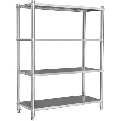 Wiltec - Edelstahlregal Gastro Schwerlastregal 155x120x45cm aus V2A Edelstahl Küchenregal Image