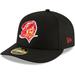 Men's New Era Black Tampa Bay Buccaneers Omaha Throwback Low Profile 59FIFTY Fitted Hat
