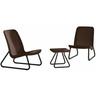 Salon de jardin 3 pcs Rio Cappuccino 218157 Keter Cappuccino