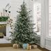 Christmas Aspen Pine Flocked Tree - 9' - Grandin Road