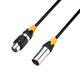 Adam Hall Cables 4 Star DGH 0500 IP65 - DMX- & AES/EBU-Kabel – 5-Pol-XLR(m) auf XLR(f), IP65 5 m