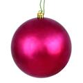 Vickerman 569511 - 2.4" Berry Red Shiny Ball Christmas Tree Ornament (24 pack) (N590621DSV)