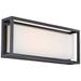 Modern Forms Framed 10" High Bronze LED Outdoor Wall Light