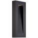 Modern Forms Urban 16" High Black Dark Sky LED Outdoor Wall Light