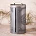 Gracie Oaks Punched Dispenser Free Standing Paper Towel Holder Metal in Gray | 13.5 H x 7 W x 7 D in | Wayfair AC62EFCB41A2425D8023A21A5482780E