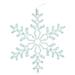 Vickerman 509456 - 60" PureWht LED Twinkle Forked Snowflake (X176260T) Christmas Window Decor