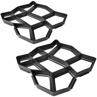 Vidaxl - Pflasterform für den Garten 42 x 42 x 4 cm 2er-Set