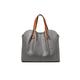 Women's Handbag In Soft Lichee Leather, Simple and Elegant Shoulder Bag with A Clutch, Magnetic Snap Tote, Best for Work, Travel and Everyday Use, 33 X 15 X 25 CM, Grey