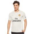 NIKE Men PSG M Nk BRT Stad JSY Ss AW T-Shirt - Light Bone/Truly Gold, Large