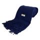 Jasmine Silk 100% Mulberry Silk Pashmina Shawl Scarf Wrap Throw (Navy)