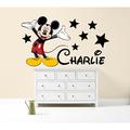 Mickey Mouse Wall Sticker Personalised Colour Disney Boy's Bedroom Decal Art (X-Large - Width 130cm)