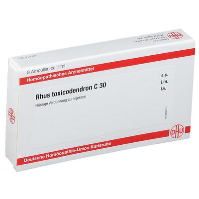 Rhus Toxicodendron C 30 Ampullen 8x1 ml Image
