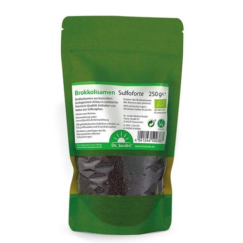 Brokkolisamen Sulfoforte Bio Dr.Jacob's 250 g Samen