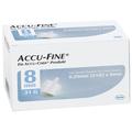 Accu Fine sterile Nadeln f.Insulinpens 8 mm 31 G 100 St Kanüle