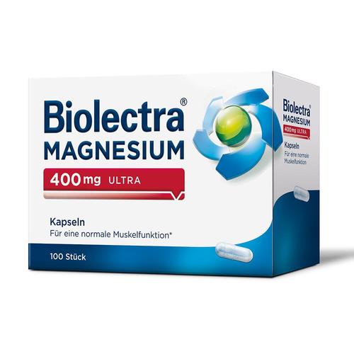 Biolectra Magnesium 400 mg ultra Kapseln 100 St