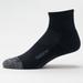 Feetures Elite Light Cushion Quarter Socks Socks Black