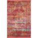 Gray 26 x 0.33 in Area Rug - Langley Street® Folmar Oriental Red Area Rug Polypropylene | 26 W x 0.33 D in | Wayfair