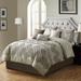 Charlton Home® Jaquelin Embroidery Comforter Set Polyester/Polyfill/Microfiber in White | Queen Comforter + 6 Additional Pieces | Wayfair