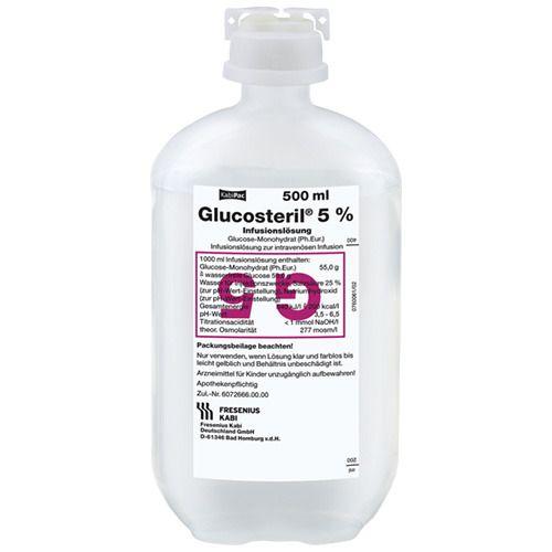Glucosteril 5% Plastikflasche Infusionslösung 10x500 ml