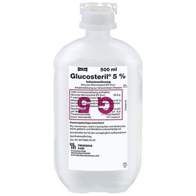 Glucosteril 5% Plastikflasche Infusionslösung 10x500 ml Image