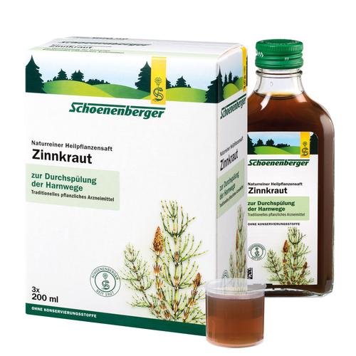 Zinnkraut Saft Schoenenberger Heilpflanzensäfte 3x200 ml