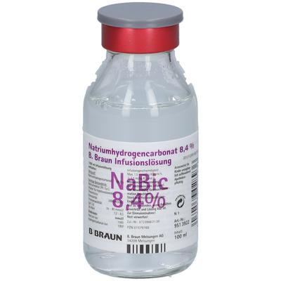 Natriumhydrogencarbonat B.Braun 8,4% Glas 100 ml Infusionslösung Image