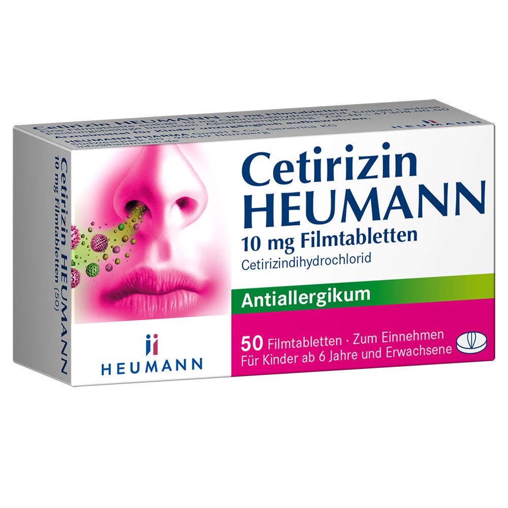 Cetirizin Heumann 10 mg Filmtabletten 50 St